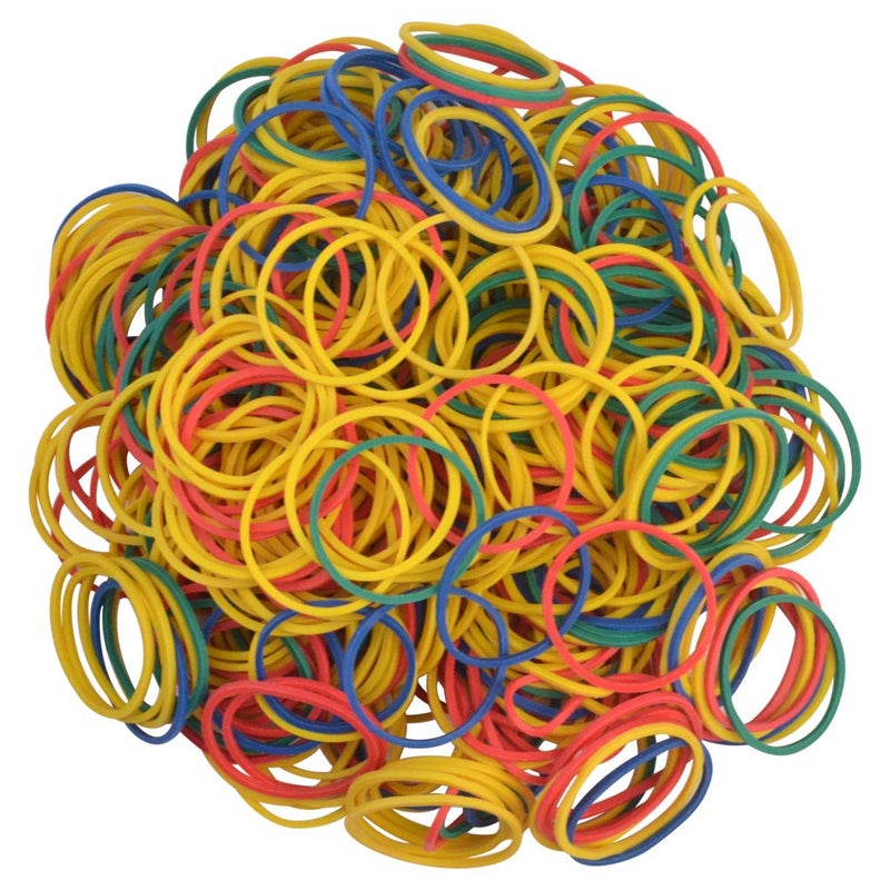 Nydotd 1000pcs Rubber Bands, Small Colorful Money Rubber Bands Bulk 2.5cm 1 inch Bank Paper Bills Dollars Elastic Stretchable Bands Strong Elastic Loop Office Supplies General Purpose Rubber Band - Image 4